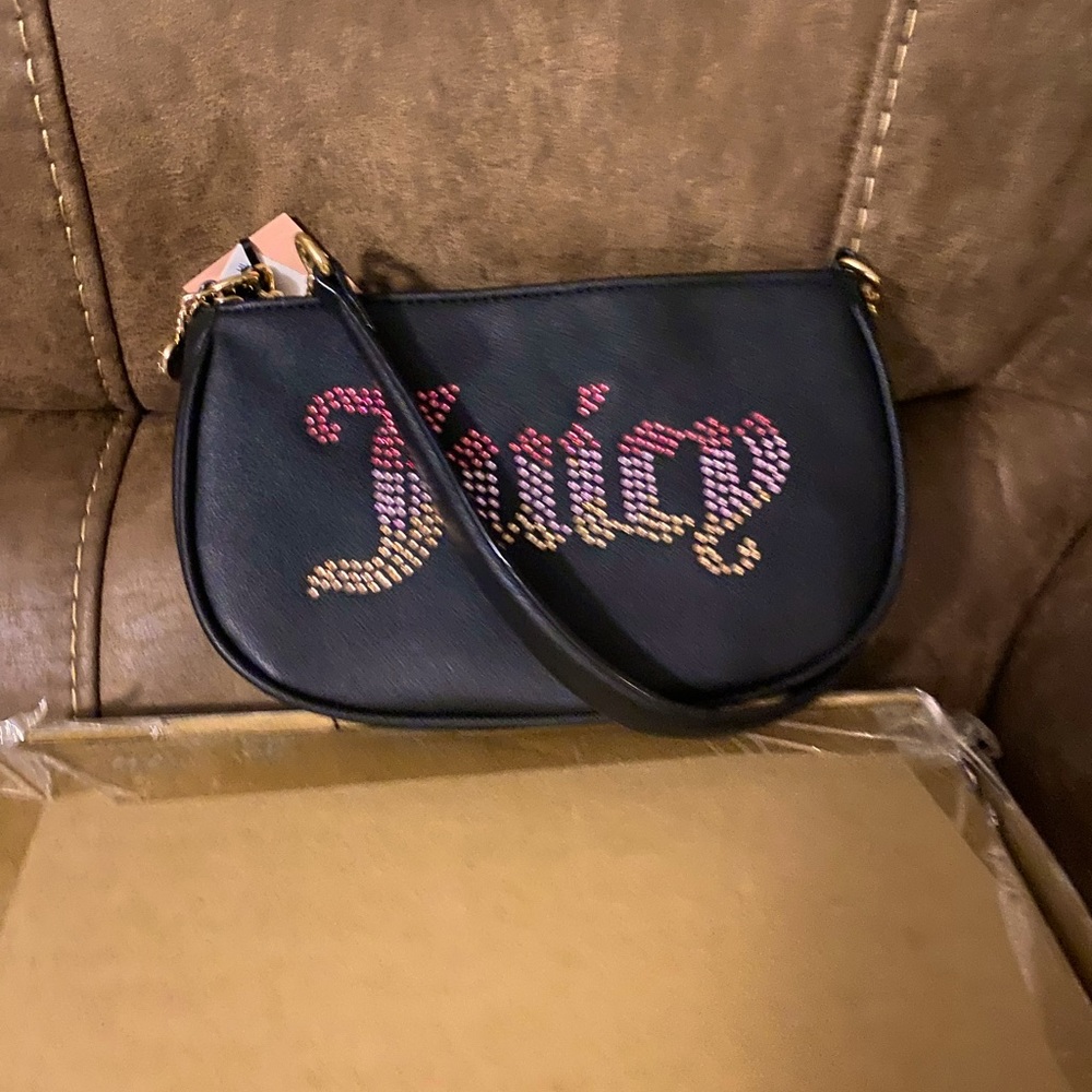Juicy couture black be classic shoulder bag